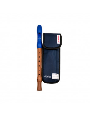 Flauta Hohner 9585-2 Mixta Boquilla Azul Digitación Alemana 2 Piezas