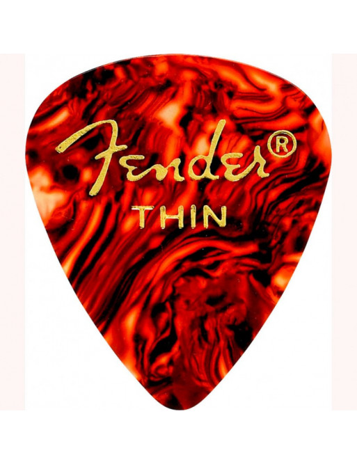 Púa Fender 198-0351-100 Tortoise Shell Thin