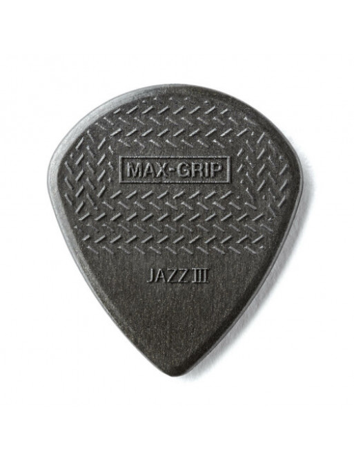 Bolsa 6 Púas Dunlop 471-P3C Nylon Jazz Max Grip Carbon