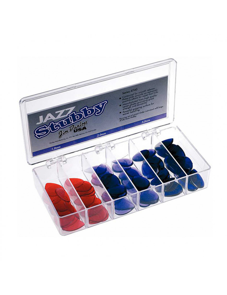 Caja 144 Púas Dunlop 4740 Stubby