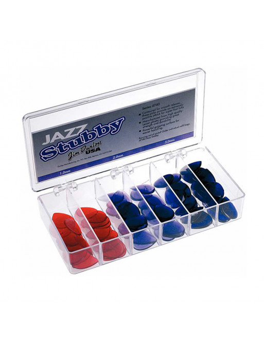 Caja 144 Púas Dunlop 4740 Stubby