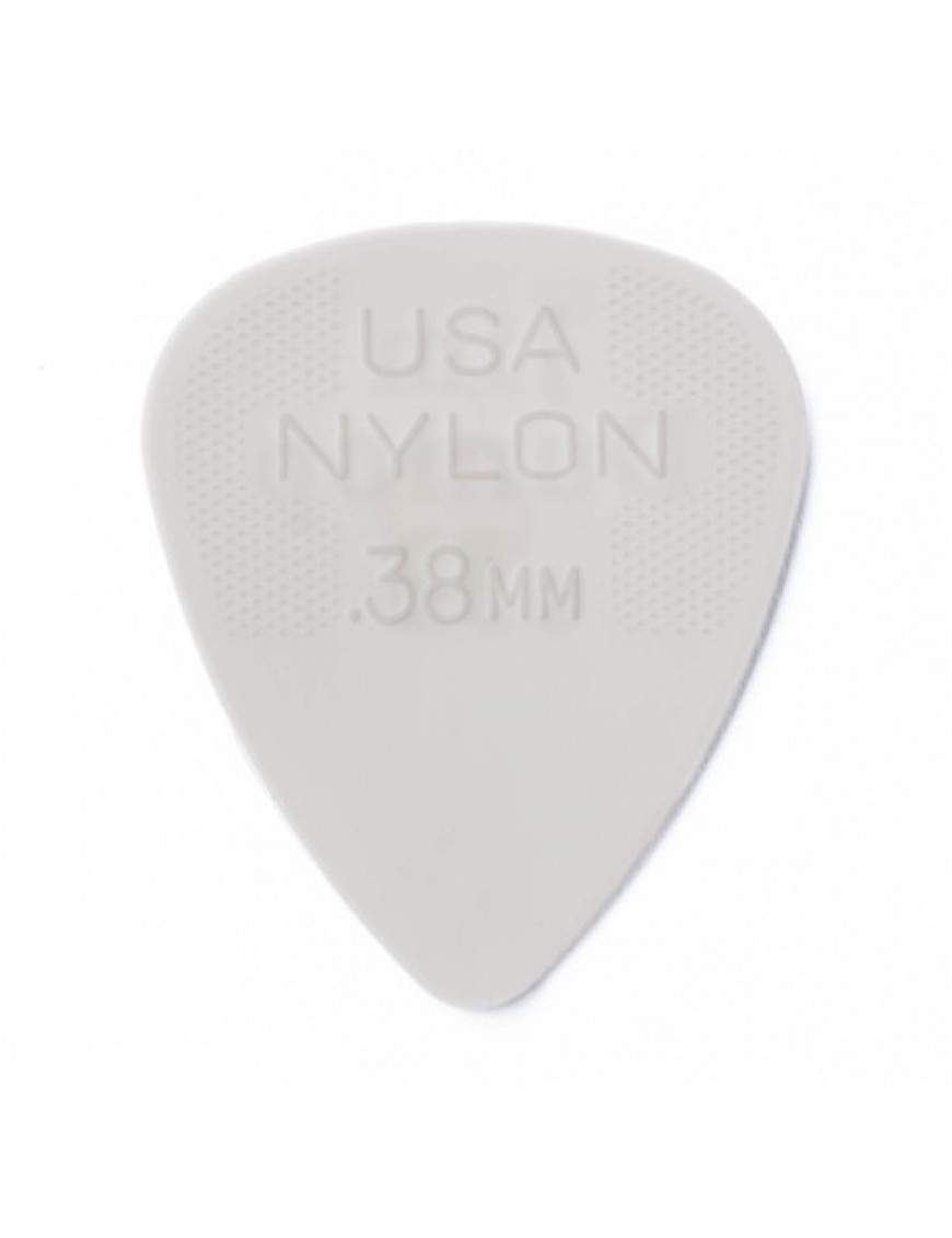 Bolsa 12 Púas Dunlop 44P-038 Nylon Standard 0.38mm Pickers