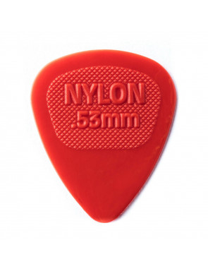 Bolsa 72 Púas Dunlop 443R-053 Nylon Midi Standard 0.53mm