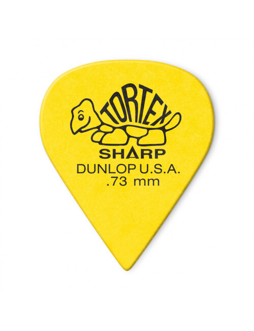 Bolsa 72 Púas Dunlop 412R-073 Tortex Sharp 0.73mm