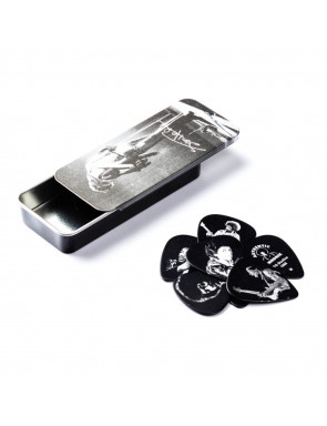 Lata 12 Púas Dunlop JHPT-06M Jimi Hendrix Silver Portrait 2