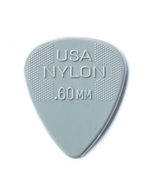 Bolsa 12 Púas Dunlop 44P-060 Nylon Standard 0.60mm Pickers