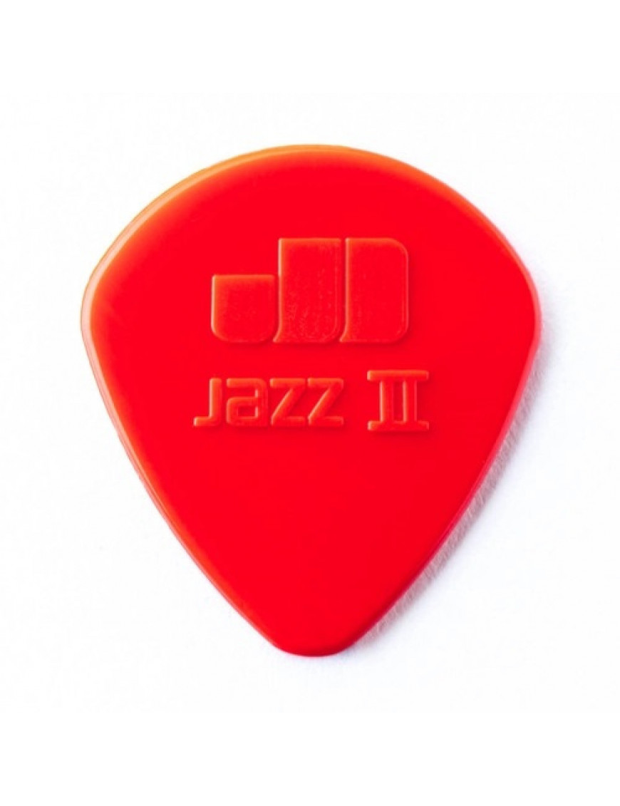 Bolsa 24 Púas Dunlop 47R2N Nylon Jazz Semi Roja 1.18mm