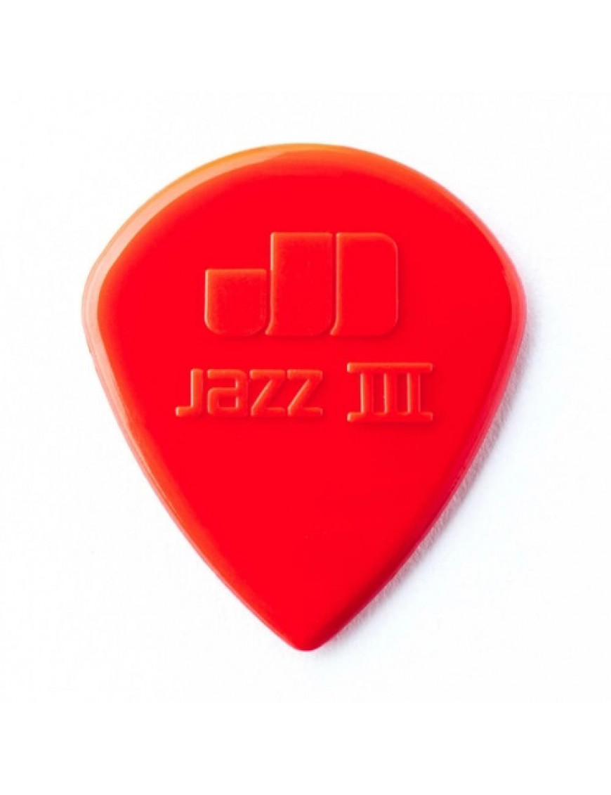 Bolsa 24 Púas Dunlop 47R3N Nylon Jazz Sharp Roja 1.38mm