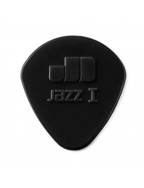 Bolsa 24 Púas Dunlop 47R1S Nylon Jazz Round Negra 1.10mm