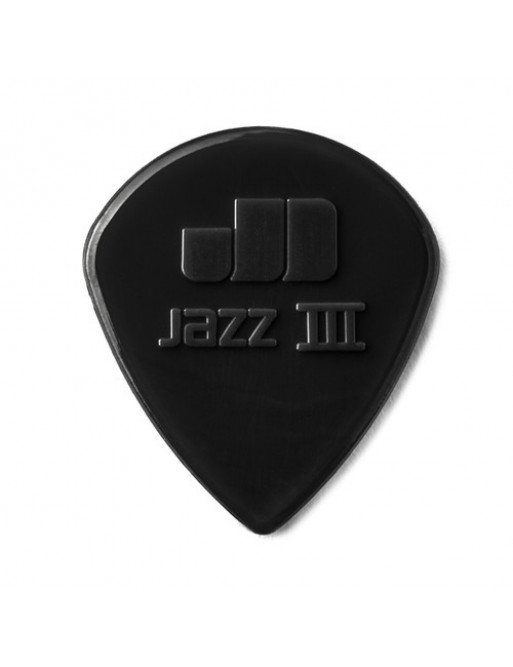 Bolsa 24 Púas Dunlop 47R3S Nylon Jazz Sharp Negra 1.38mm
