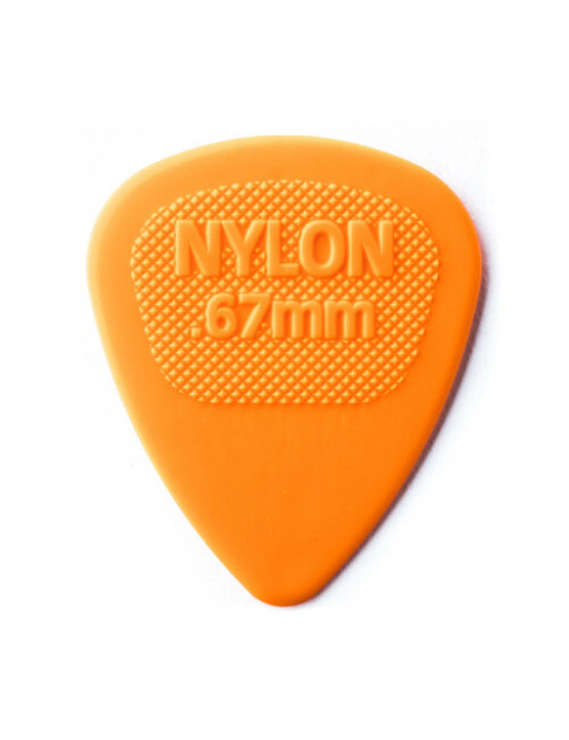 Bolsa 72 Púas Dunlop 443R-067 Nylon Midi Standard 0.67mm
