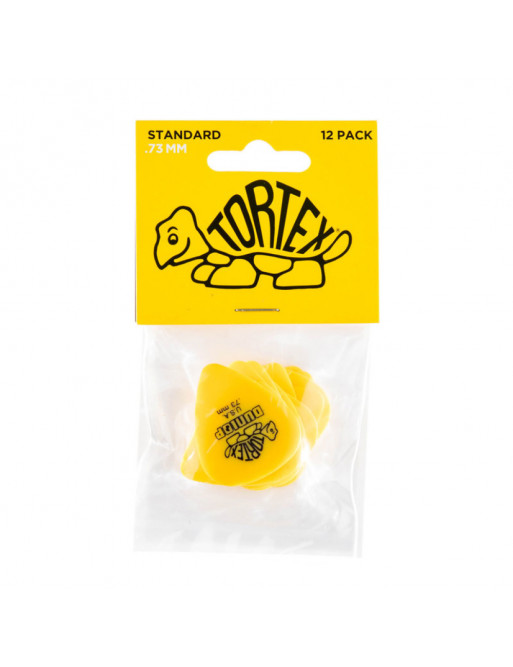 Bolsa 12 Púas Dunlop 418P-073 Tortex Standard 0.73mm Pickers
