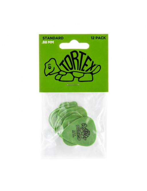 Bolsa 12 Púas Dunlop 418P-088 Tortex Standard 0.88mm Pickers