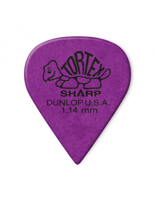 Bolsa 72 Púas Dunlop 412R-114 Tortex Sharp 1.14mm
