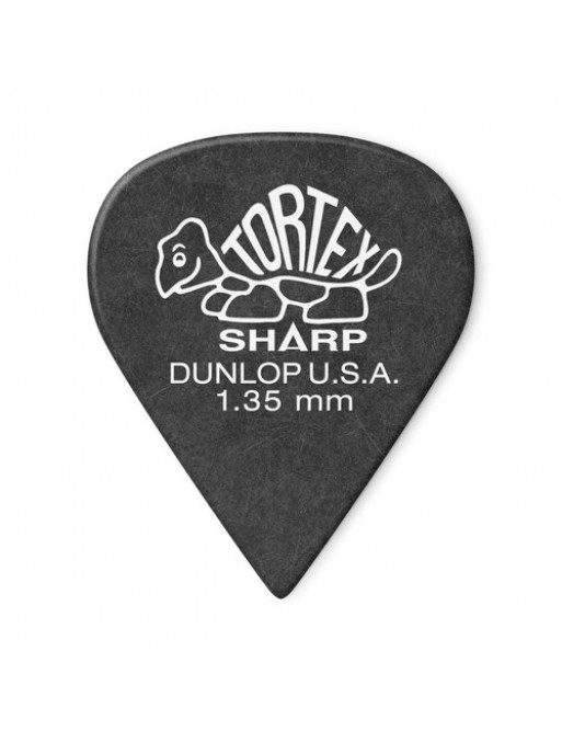 Bolsa 72 Púas Dunlop 412R-135 Tortex Sharp 1.35mm