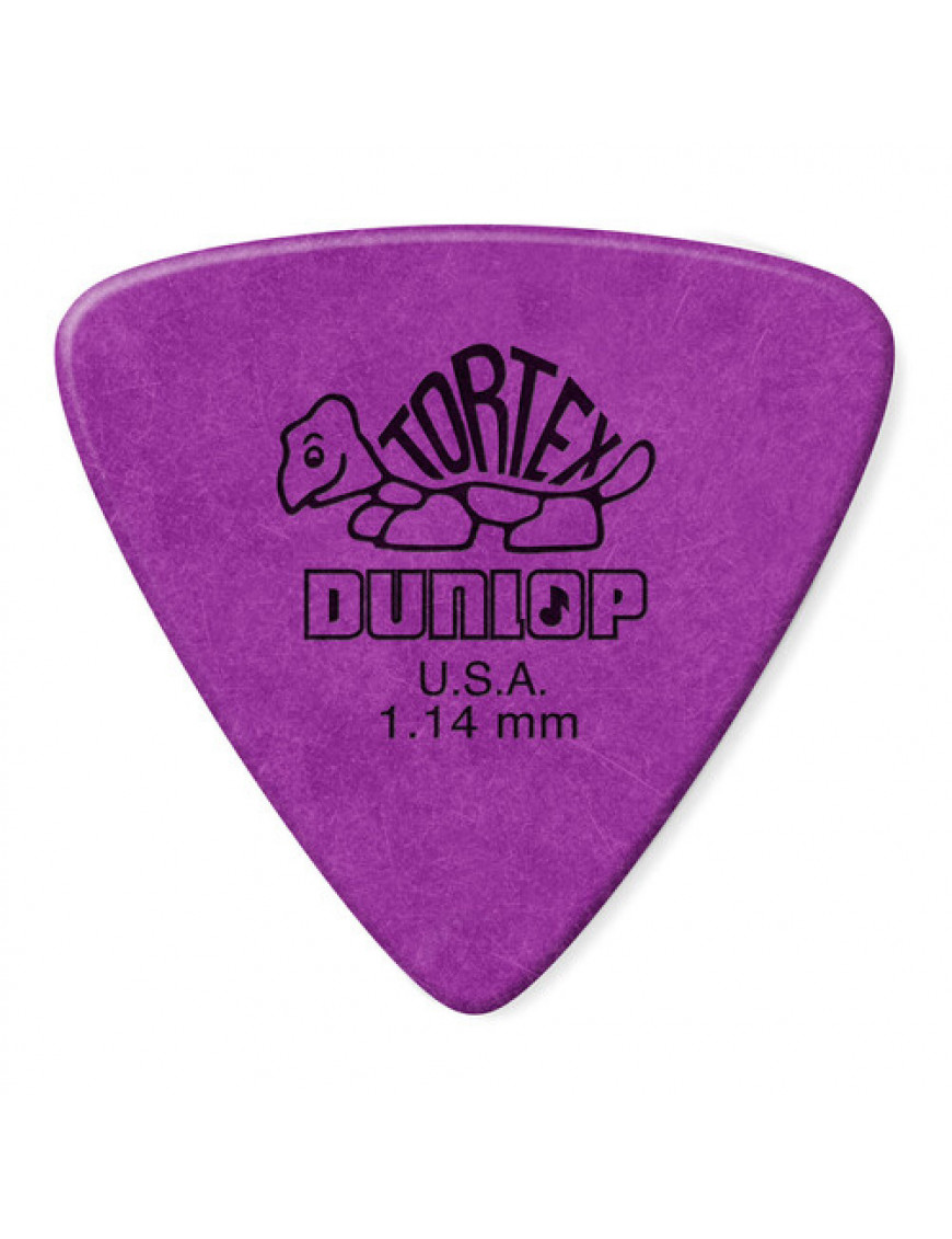 Bolsa 72 Púas Dunlop 431R-114 Tortex Triangle 1.14mm