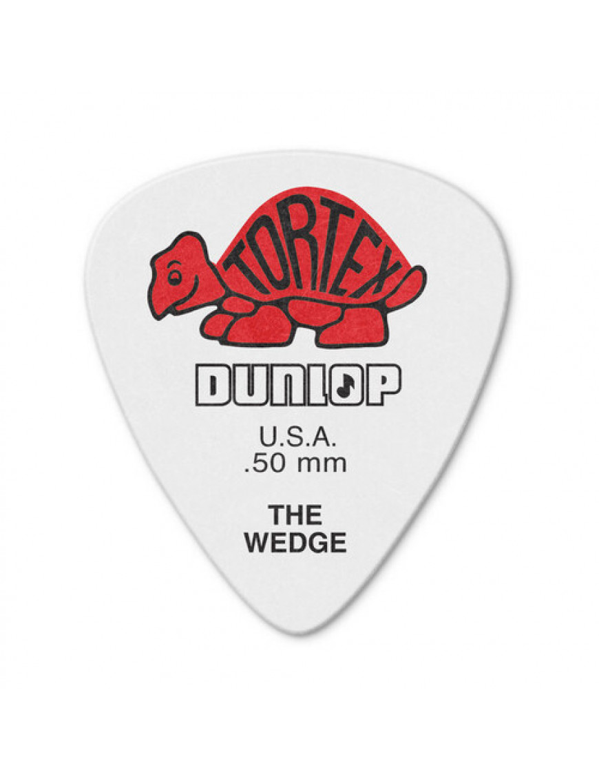 Bolsa 72 Púas Dunlop 424R-050 Tortex Wedge 0.50mm