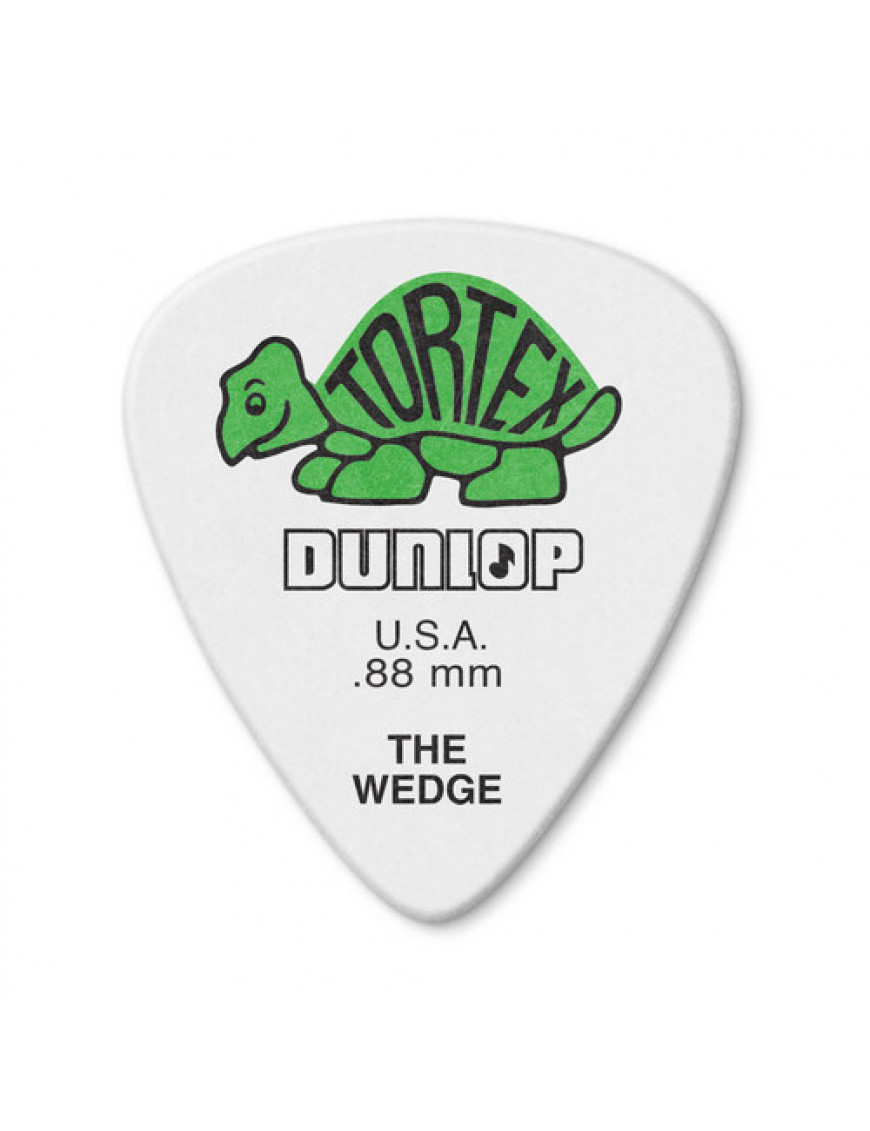 Bolsa 72 Púas Dunlop 424R-088 Tortex Wedge 0.88mm