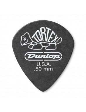 Bolsa 72 Púas Dunlop 482R-050 Tortex Pitch Black Jazz 0.50mm
