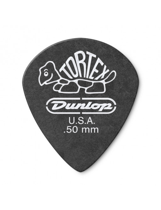 Bolsa 72 Púas Dunlop 482R-050 Tortex Pitch Black Jazz 0.50mm