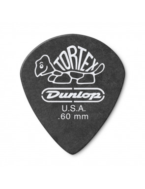Bolsa 72 Púas Dunlop 482R-060 Tortex Pitch Black Jazz 0.60mm
