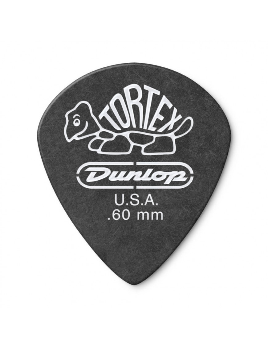 Bolsa 72 Púas Dunlop 482R-060 Tortex Pitch Black Jazz 0.60mm