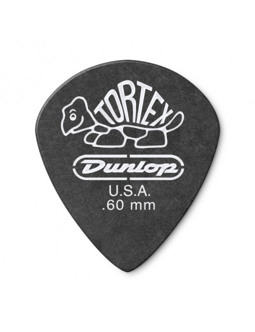 Bolsa 72 Púas Dunlop 482R-060 Tortex Pitch Black Jazz 0.60mm
