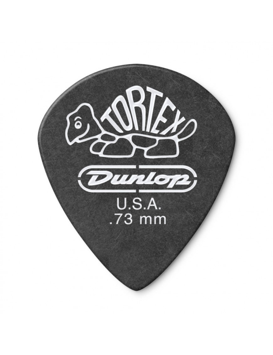 Bolsa 72 Púas Dunlop 482R-073 Tortex Pitch Black Jazz 0.73mm