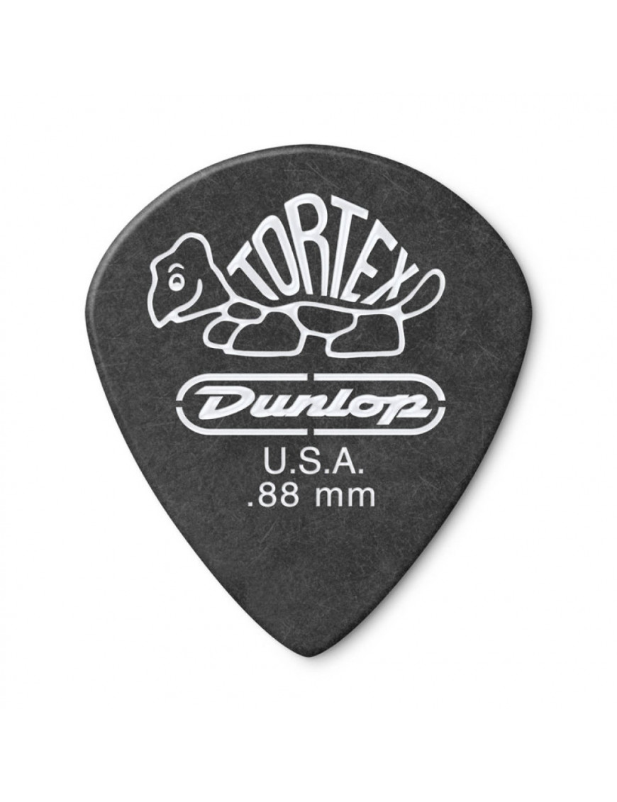 Bolsa 72 Púas Dunlop 482R-088 Tortex Pitch Black Jazz 0.88mm