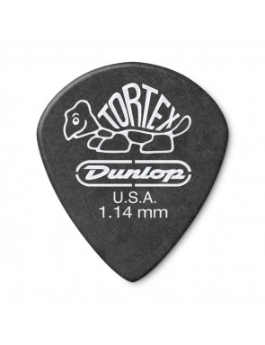 Bolsa 72 Púas Dunlop 482R-114 Tortex Pitch Black Jazz 1.14mm