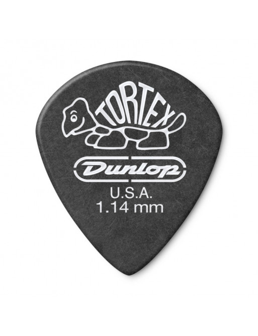 Bolsa 72 Púas Dunlop 482R-114 Tortex Pitch Black Jazz 1.14mm