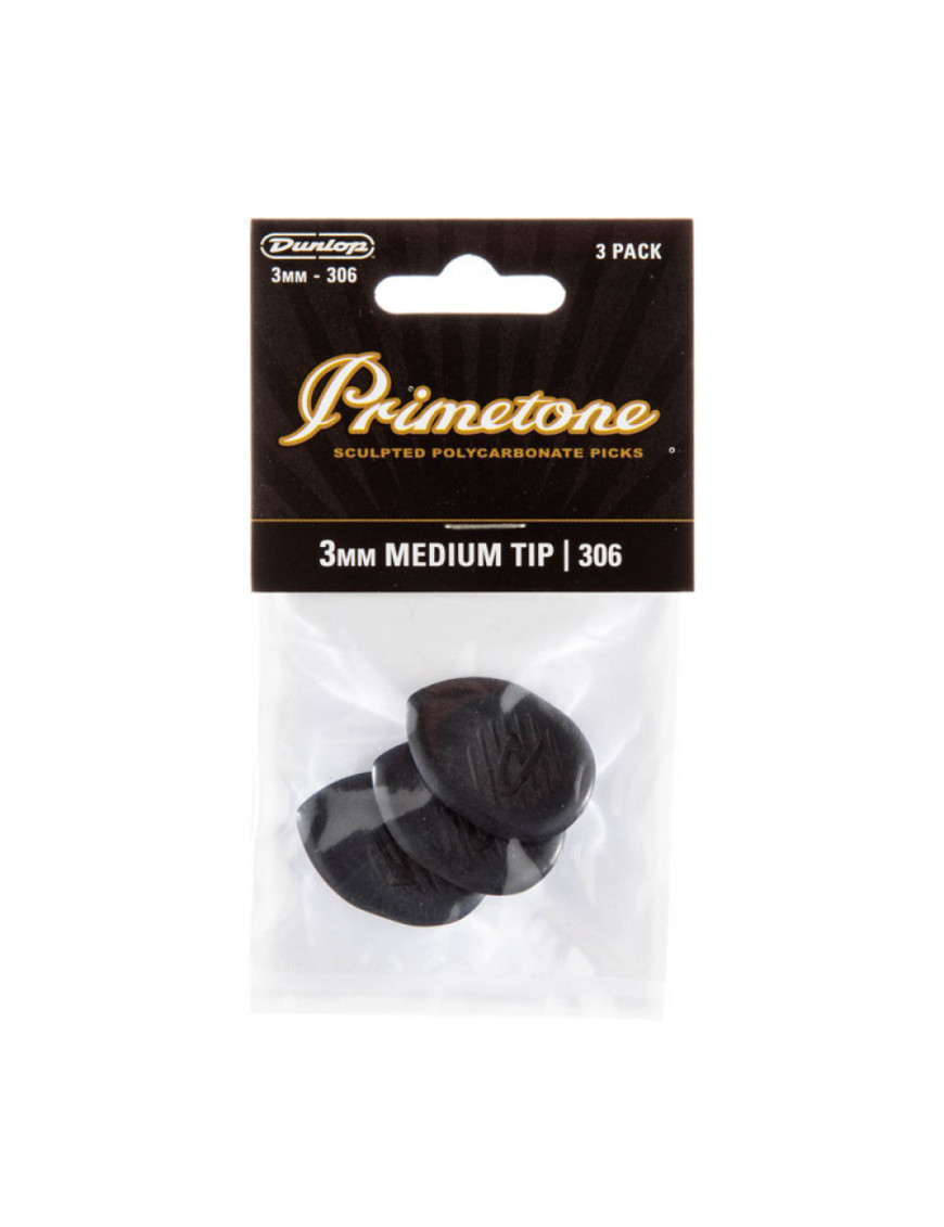 Bolsa 3 Púas Dunlop 477P-306 Primetone 3.00mm