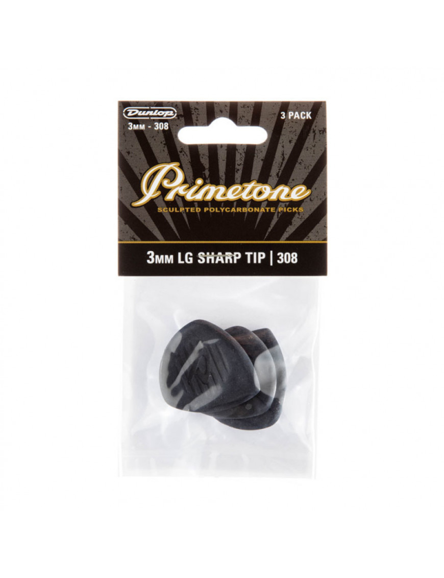 Bolsa 3 Púas Dunlop 477P-308 Primetone 3.00mm