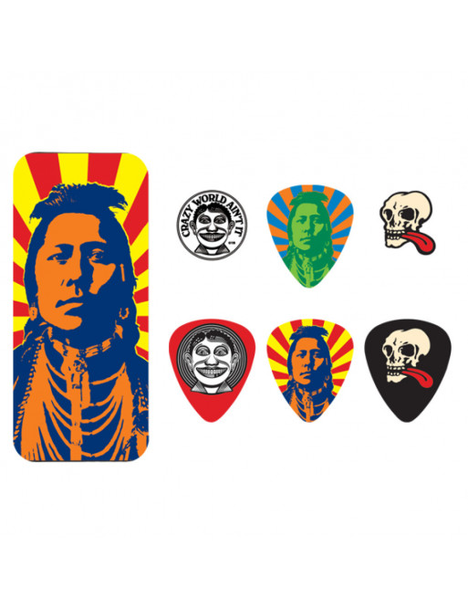 Lata 6 Púas Dunlop JVHPT-02H Hamersveld Indian
