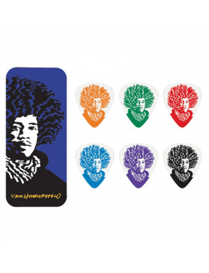 Lata 6 Púas Dunlop JHPT-04H Hamersveld Jimi Hendrix