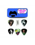 Lata 6 Púas Dunlop ZAPPT-02M Frank Zappa Blue