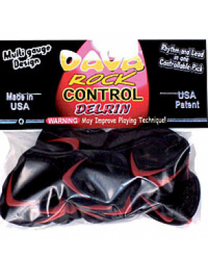 Bolsa 36 Púas Dava 1336 Rock Control Delrin