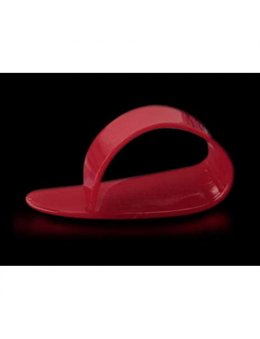 Bolsa 12 Púas Dunlop 9051-R Dedal Delrin Red Medium