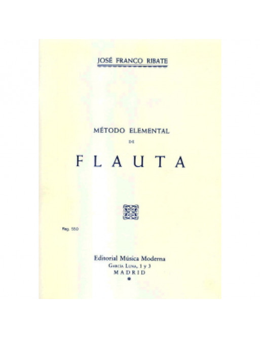 Método Flauta Travesera Franco Ribate