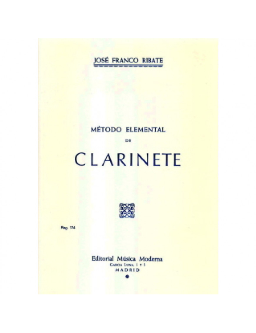 Método Clarinete Franco Ribate