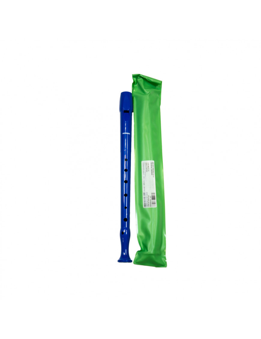 Flauta Hohner 95084-DB Plástico Digitación Alemana 1 Pieza Azul