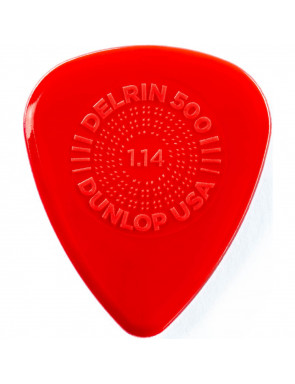 Bolsa 12 Púas Dunlop 450P-114 Prime Grip Delrin 500 1.14mm