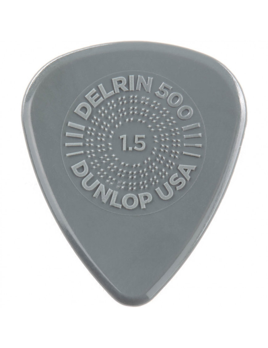 Bolsa 12 Púas Dunlop 450P-150 Prime Grip Delrin 500 1.50mm