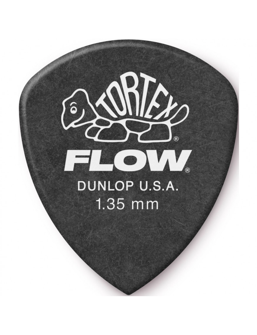 Bolsa 12 Púas Dunlop 558P-135 Tortex Flow Standard 1.35mm Pickers