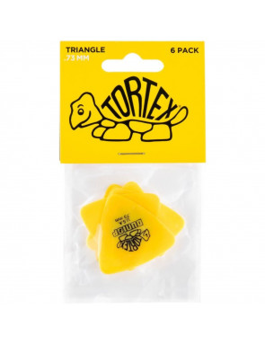 Bolsa 6 Púas Dunlop 431P-073 Tortex Triangle 0.73mm Picker