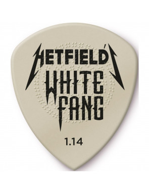 Bolsa 6 Púas Dunlop PH122P-114 Hetfield White Fang 1.14mm