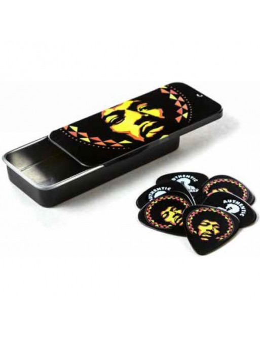 Lata 6 Púas Dunlop JHPT-16H Jimi Hendrix Aura Mandala