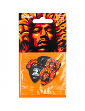 Bolsa 6 Púas Dunlop JHP-14HV Jimi Hendrix Voodoo Fire
