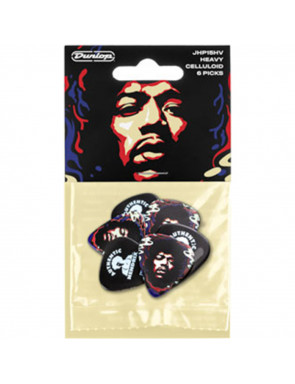 Bolsa 6 Púas Dunlop JHP-15HV Jimi Hendrix Star Haze