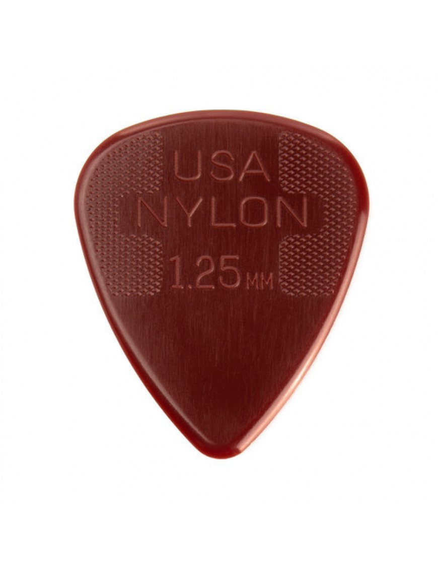 Bolsa 12 Púas Dunlop 44P-125 Nylon Standard 1.25mm Pickers